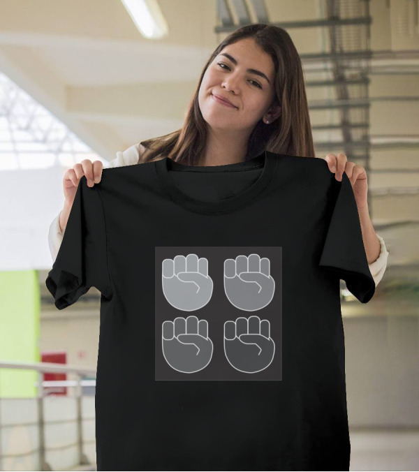 Fight The Good Fight Fist Symbol Quartet T-Shirt
