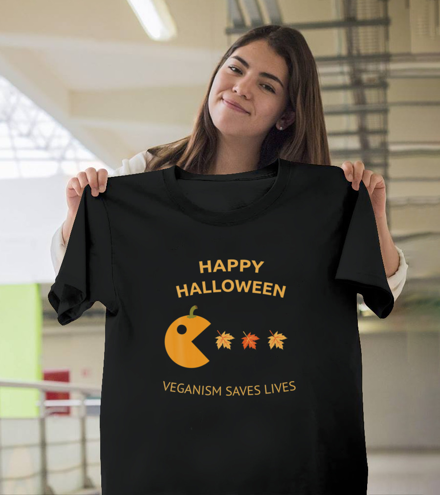 Happy Halloween Veganism Saves Lives T-Shirt