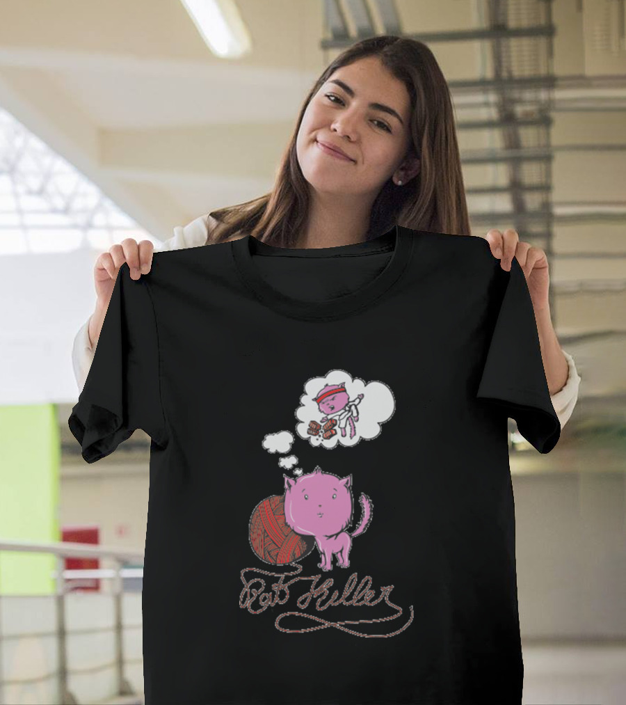 Cat Killer Cute Cat Artwork Awesome T-Shirt