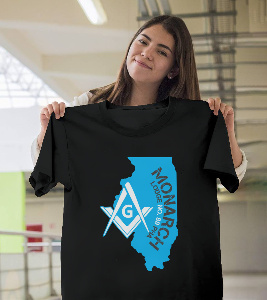 Monarch Lodge No 99 PHA Illinois Masonic T-Shirt