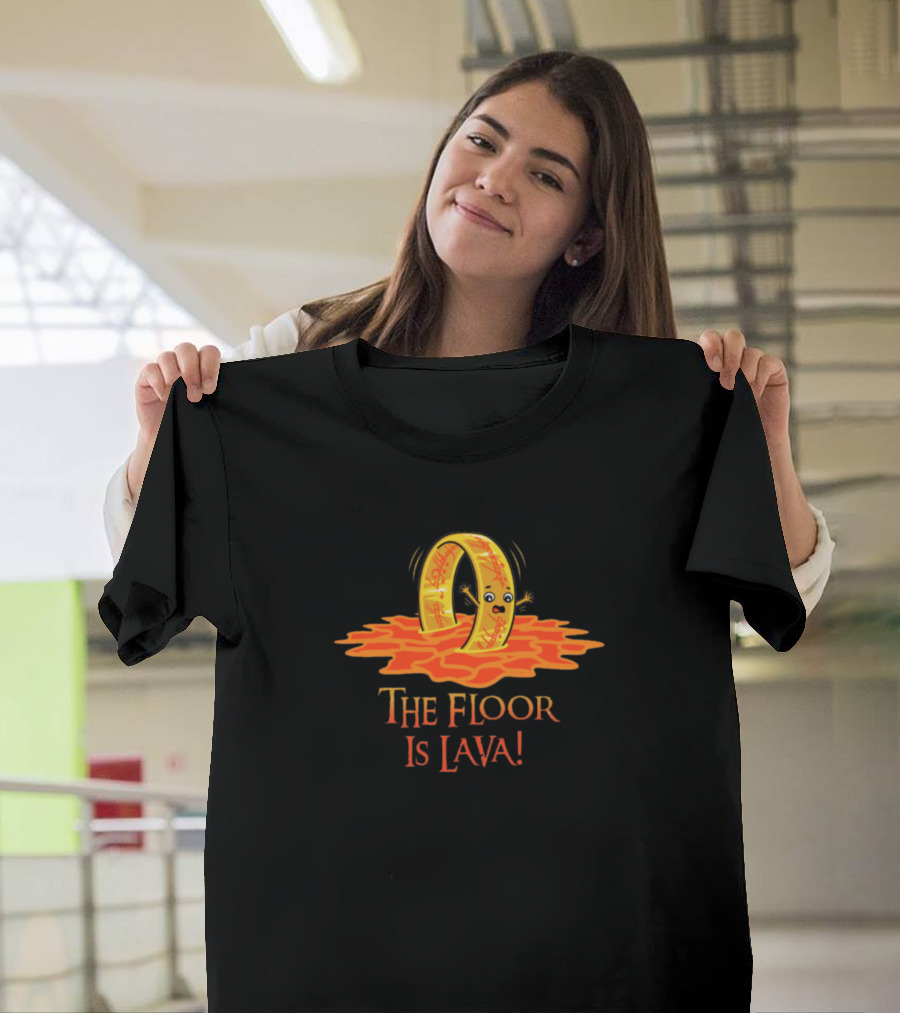 The Floor Is Lava Ring Iconic Reference T-Shirt