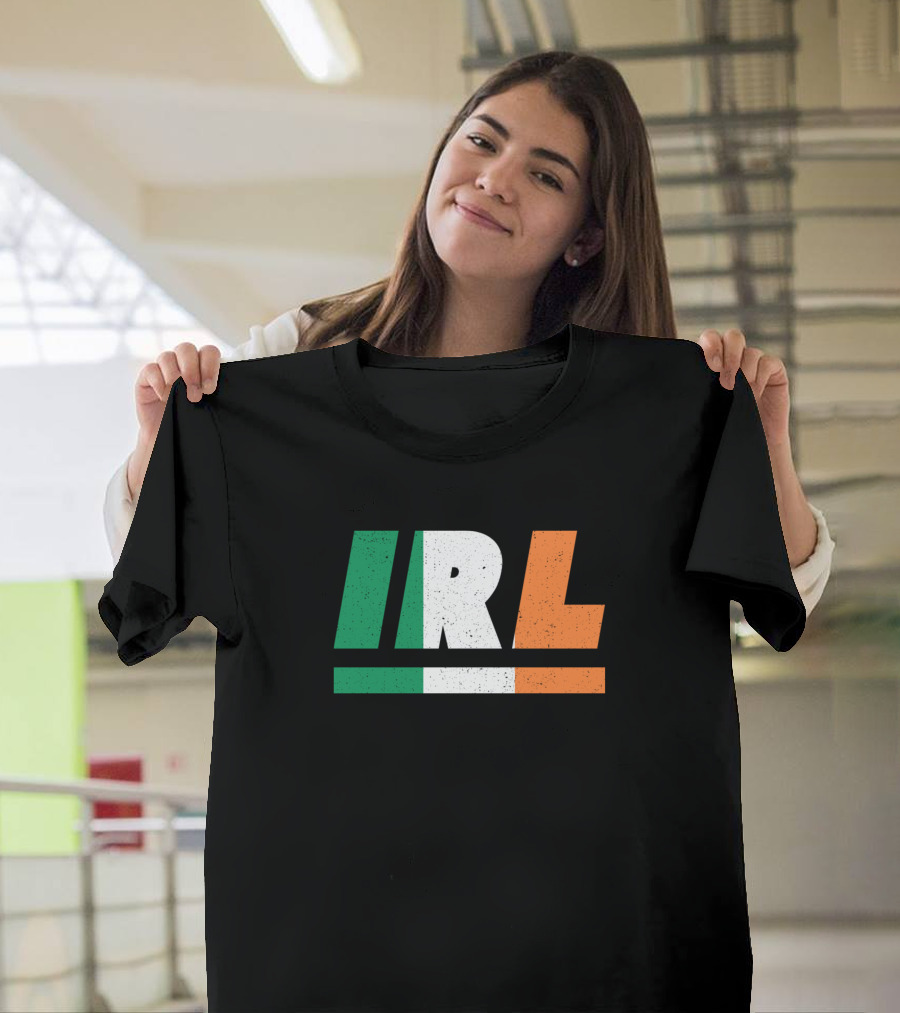 IRL Ireland Irish ISO Code 3166 Flag Colors T-Shirt