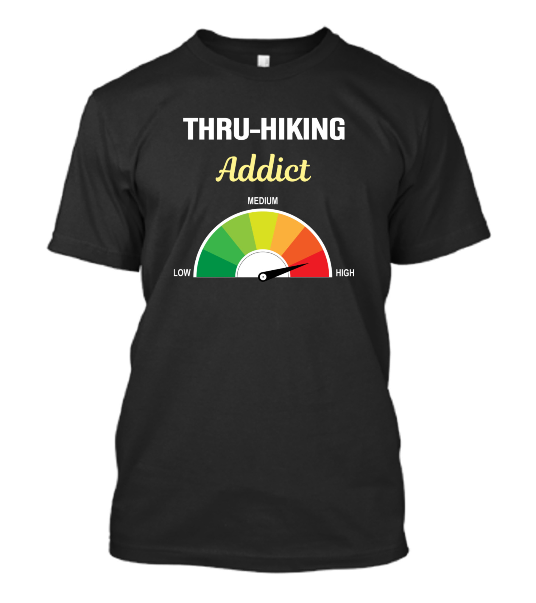 Thru-Hiking Addict High Level Meter T-Shirt