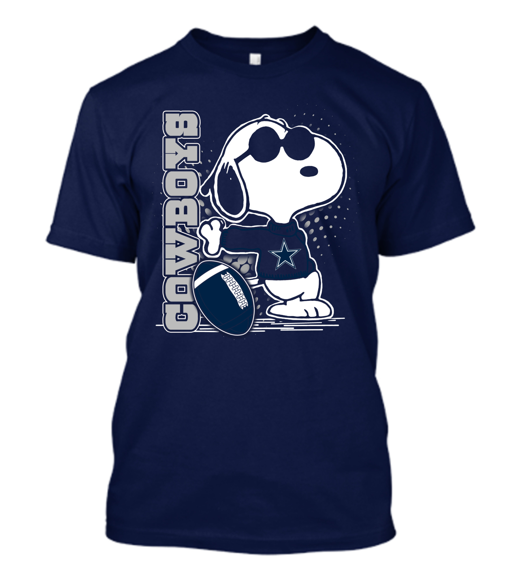 Cowboys Snoopy Football Star T-Shirt