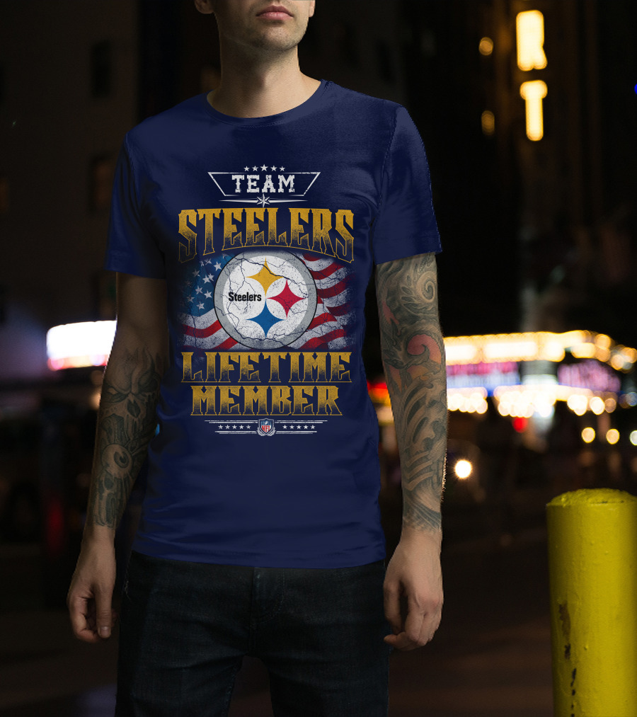 Team Steelers Lifetime Member T-Shirt