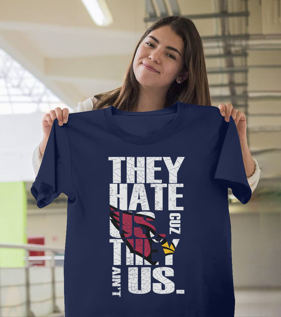 They Hate Us Cuz They Ain't Us Arizona Cardinals T-Shirt