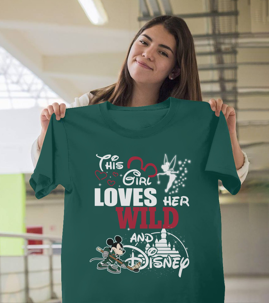 This Girl Loves Her Wild And Disney T-Shirt