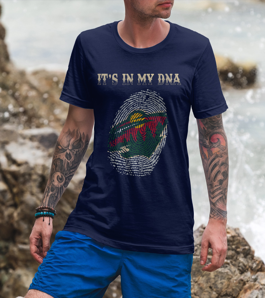 It's In My Dna Minnesota Wild T-Shirt