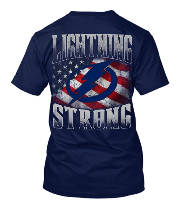 Lightning Strong Tampa Bay Flag T-Shirt