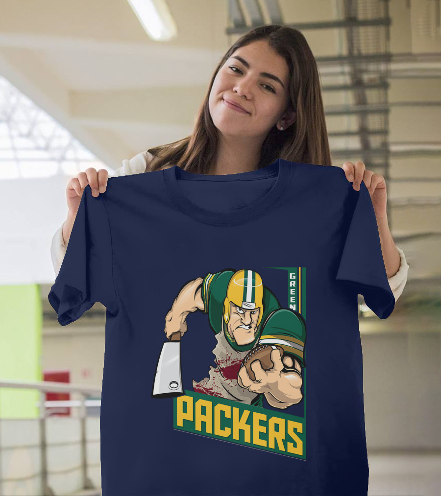 Green Bay Packers Tough Gridiron Warrior T-Shirt