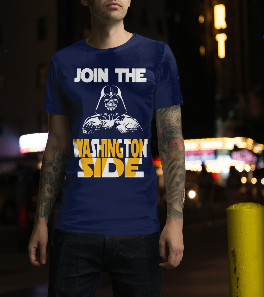 Join The Washington Side Darth Vader T-Shirt
