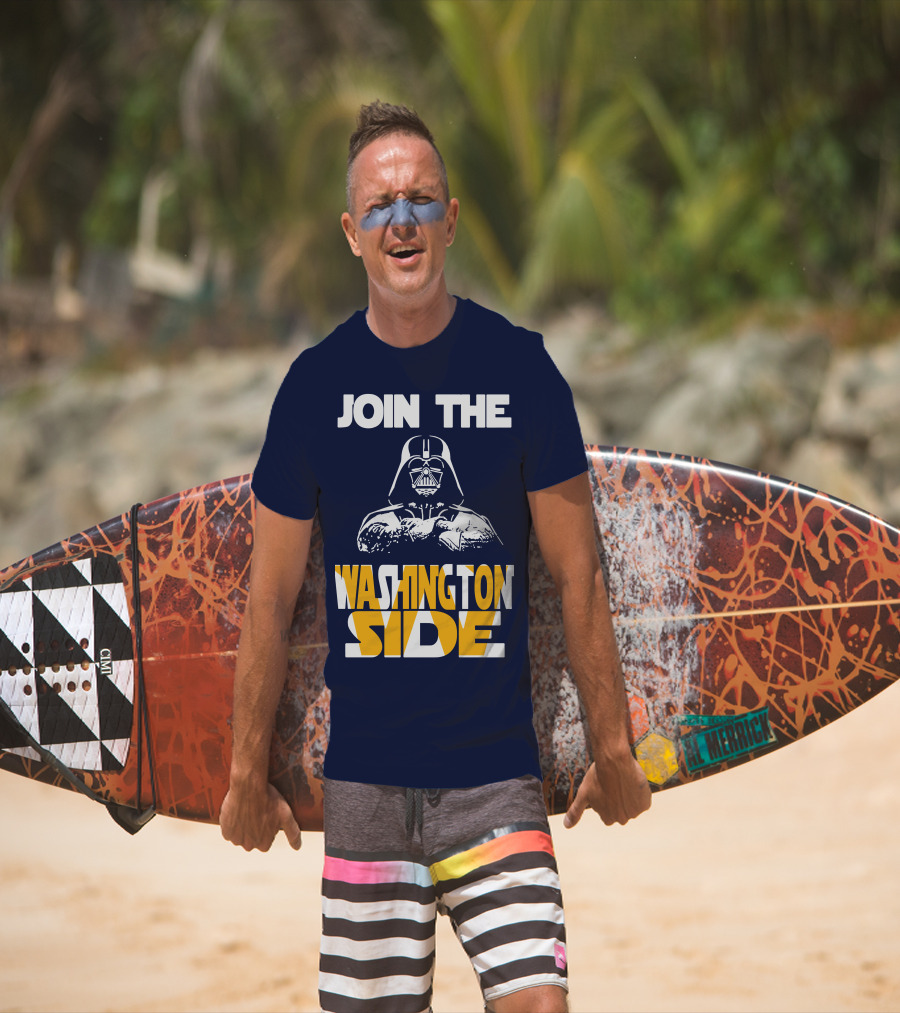 Join The Washington Side Darth Vader T-Shirt
