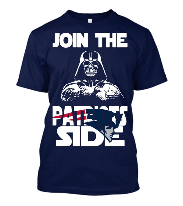 Join The New England Patriots Side T-Shirt