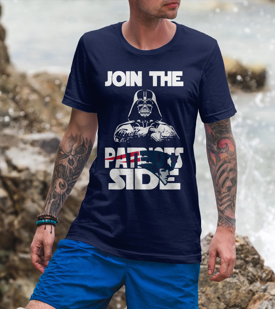 Join The New England Patriots Side T-Shirt