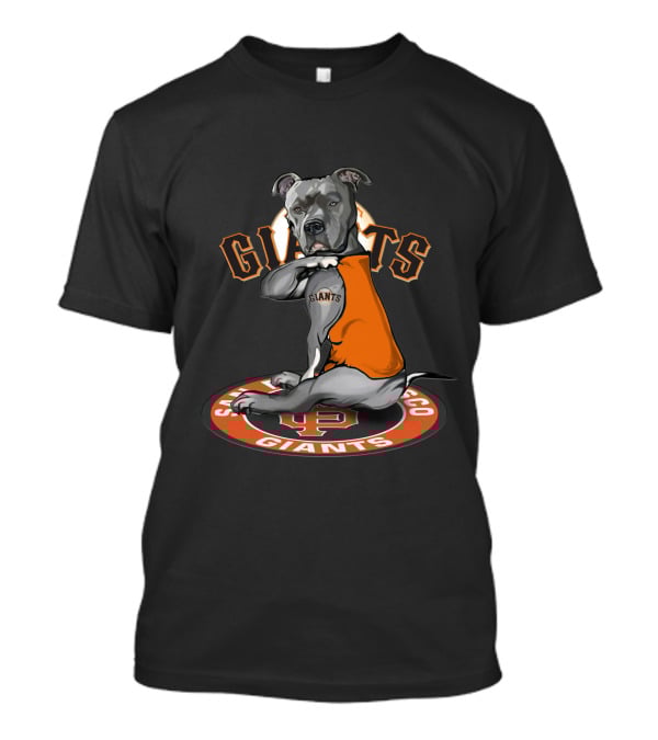 San Francisco Giants Dog With Jersey T-Shirt