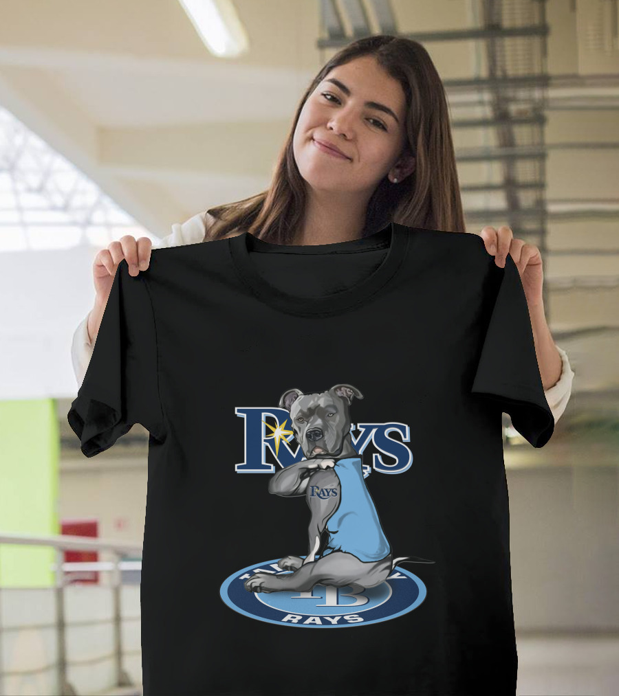 Rays Dog With Tampa Bay Rays Logo And 27-Tampa Bay Rays Circle T-Shirt
