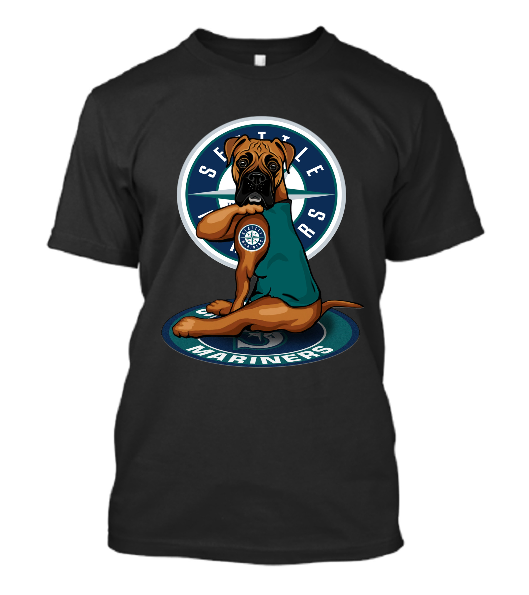 Seattle Mariners Dog Mascot Fans T-Shirt