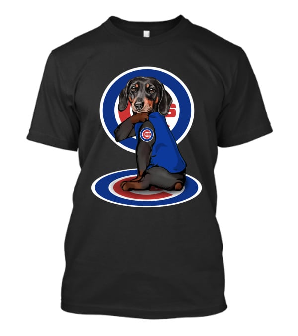 Chicago Cubs Dachshund Fans T-Shirt