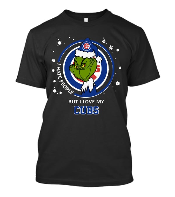 I Hate People But I Love My Chicago Cubs T-Shirt