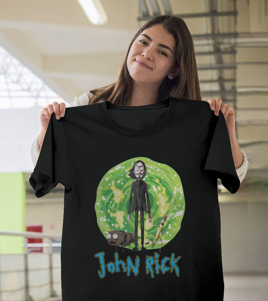 John Rick Portal Character Crossover T-Shirt