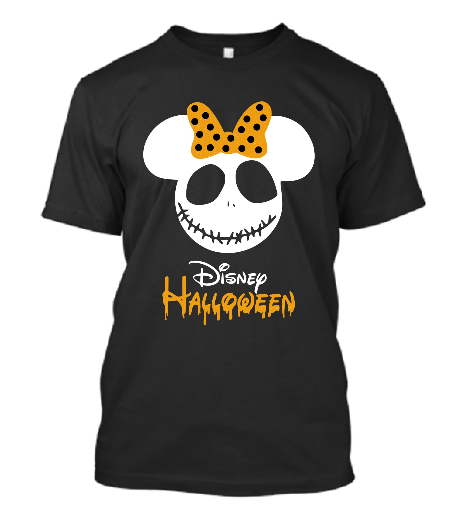 Disney Halloween Minnie Mouse Skull Bow T-Shirt
