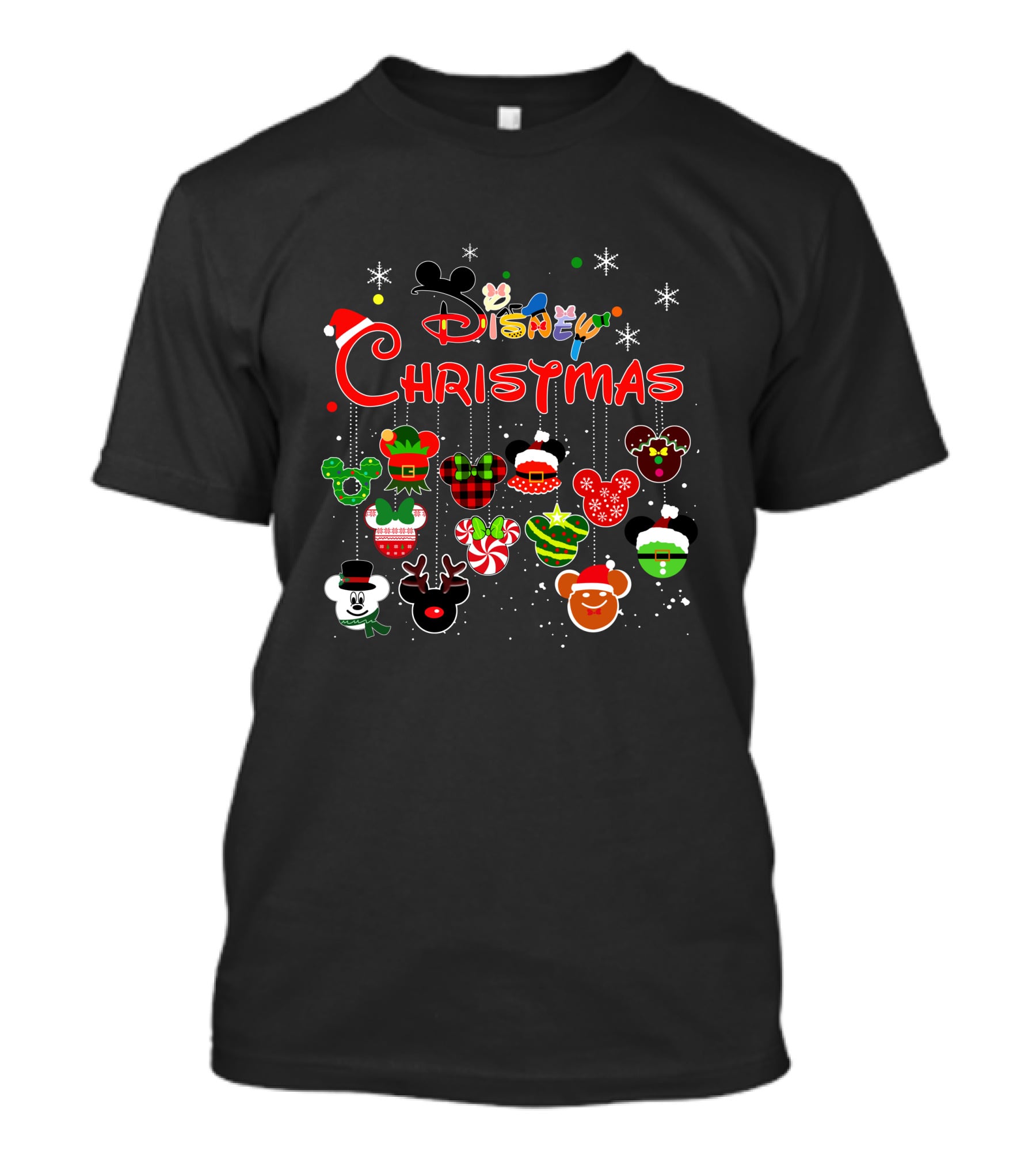 Disney Christmas Holiday Mickey Ornaments And Decorations T-Shirt