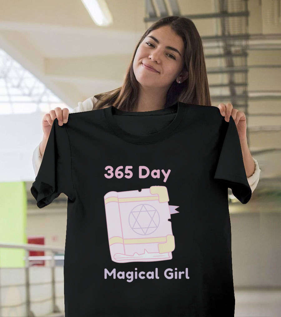 365 Day Magical Girl Pastel Spellbook Star Emblem T-Shirt