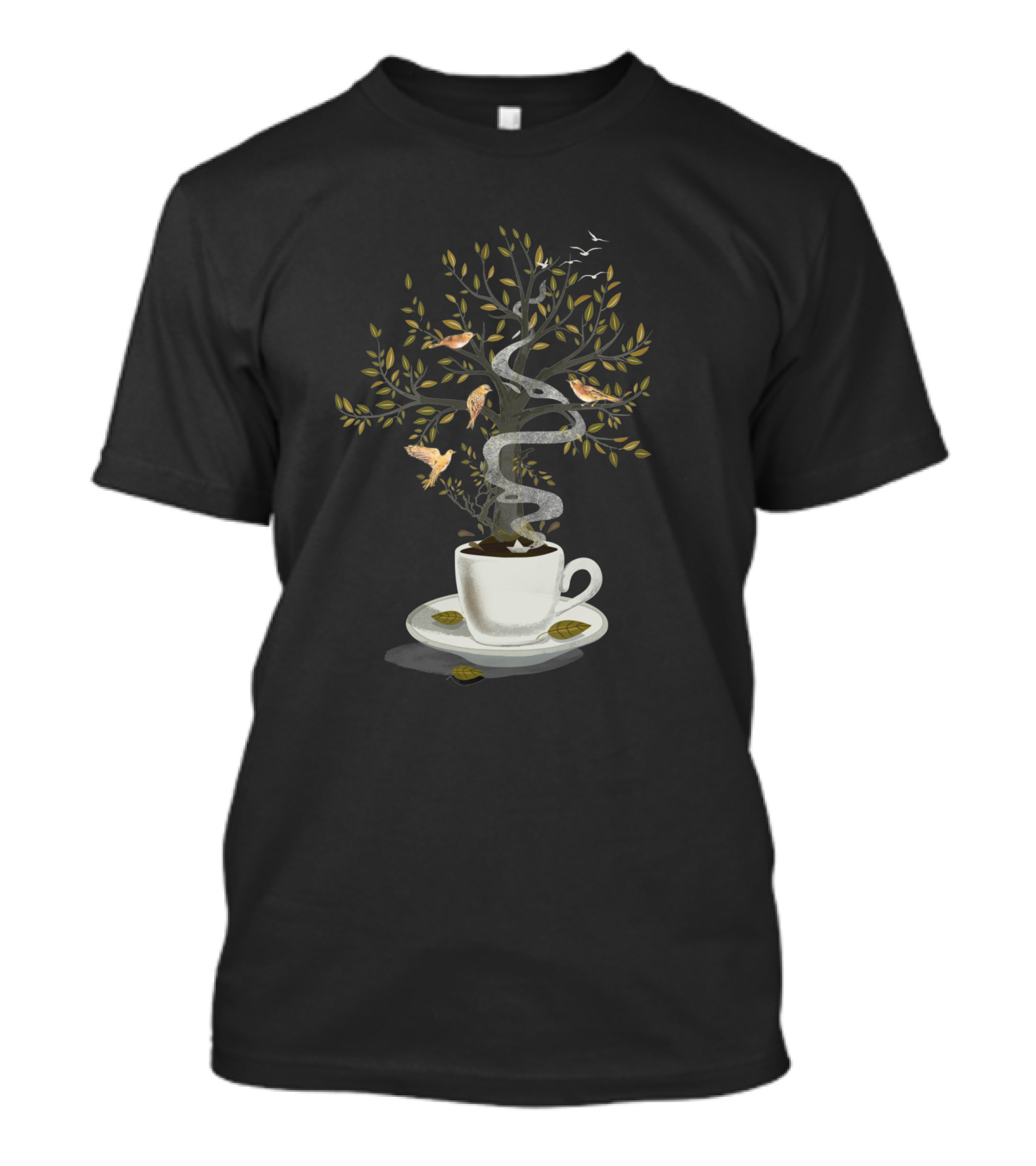 A Cup Of Dreams Enchanted Tree And Birds T-Shirt