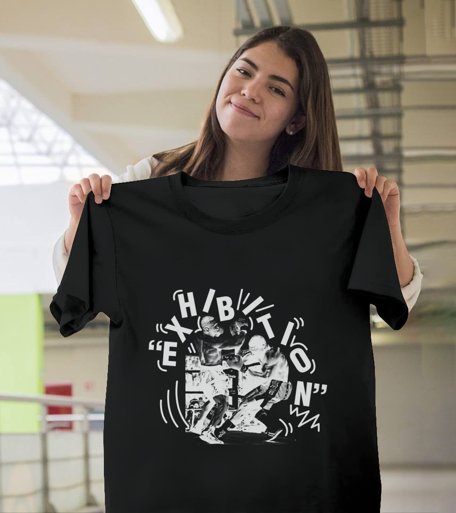 EXHIBITION Boxing Dynamic Fighters Action Scene T-Shirt