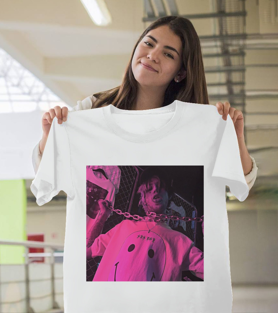 Sad Boy Lil Peep Merch Classique Chain Smiley T-Shirt