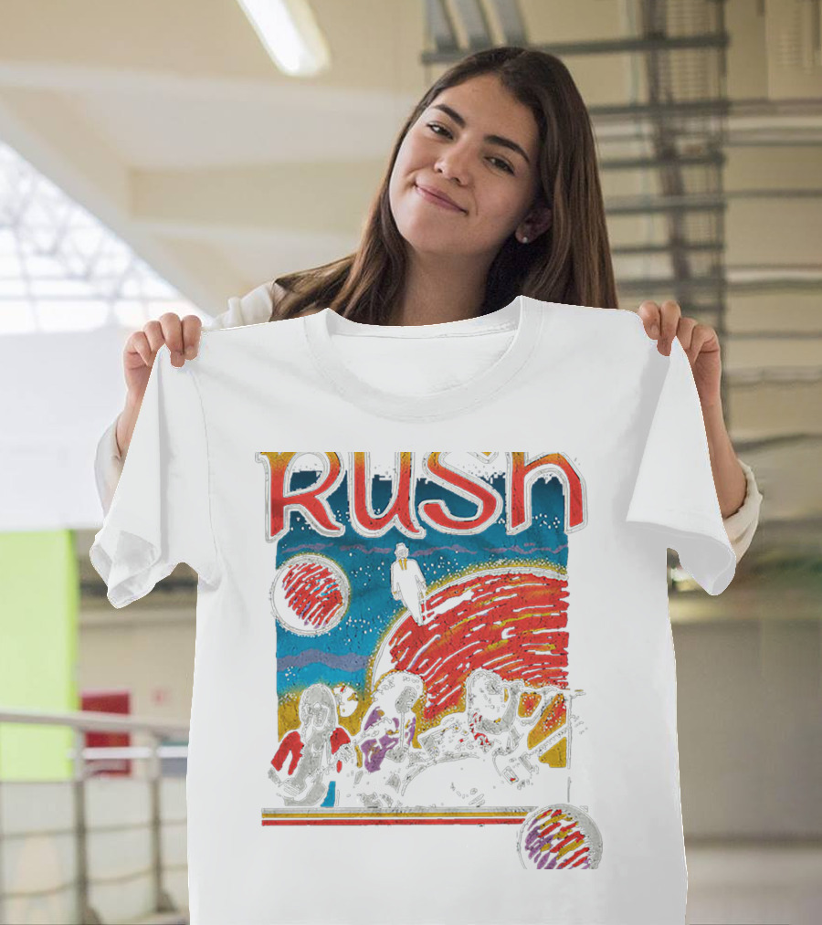 Rush Band Retro Space T-Shirt