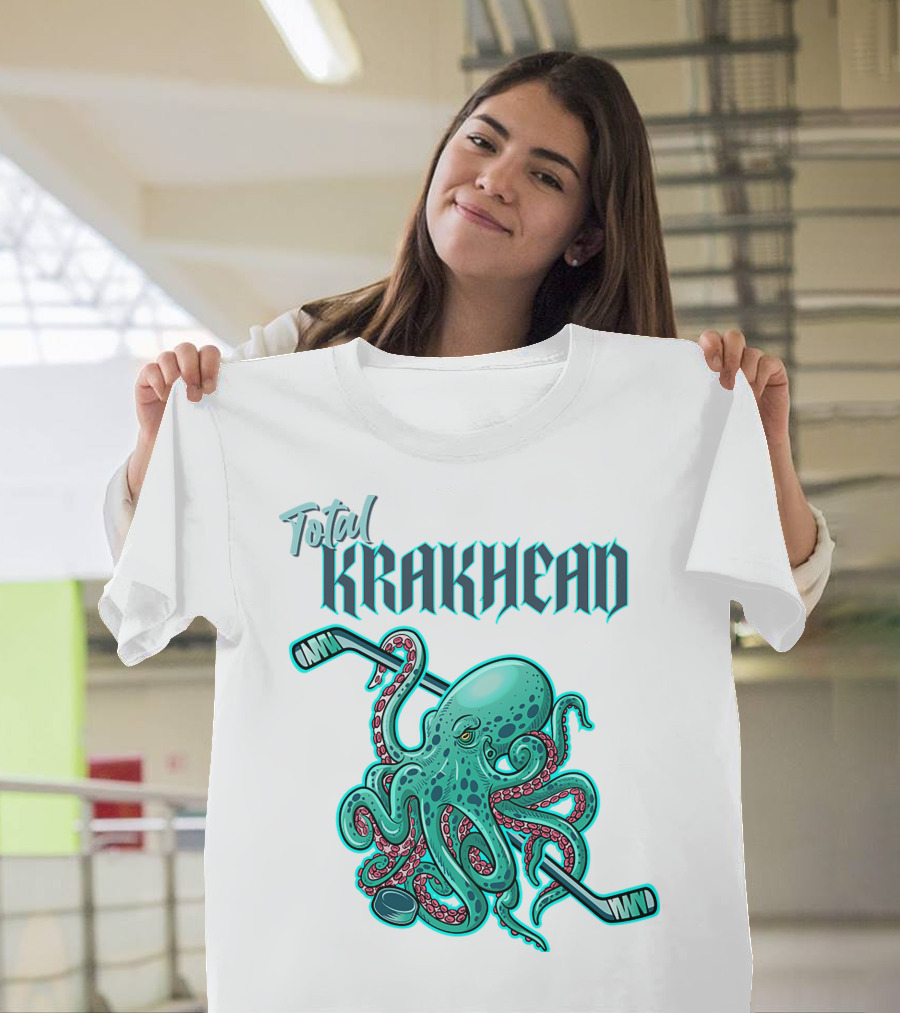 Total Krakhead Seattle Kraken Hockey Tentacles T-Shirt