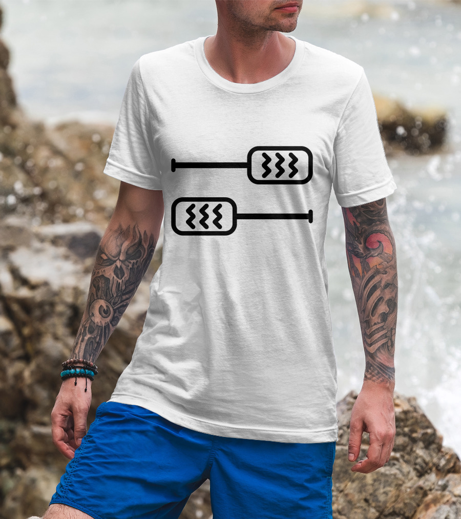Tribal Symbols Boho Zigzag T-Shirt