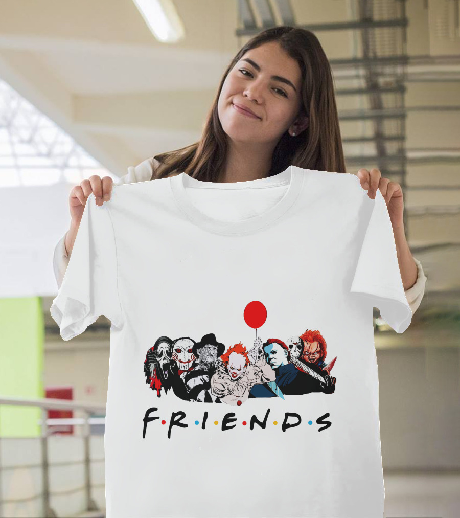 Friends Horror Icons Gathering GC865 T-Shirt