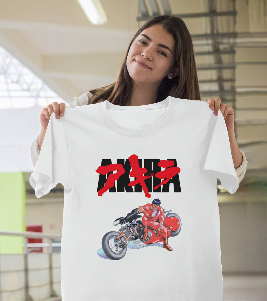 AKIRA Iconic Kaneda And Motorcycle Scene T-Shirt