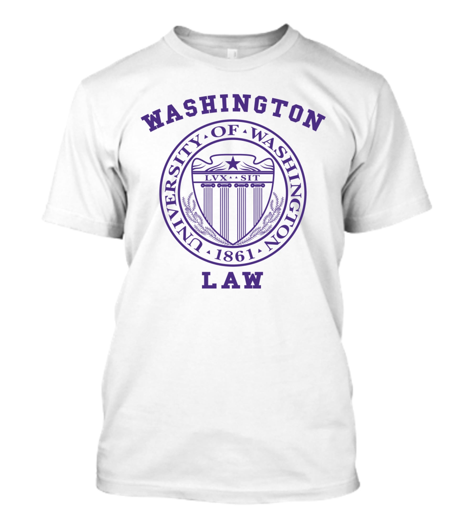 University Of Washington Law School Seal 1861 T-Shirt