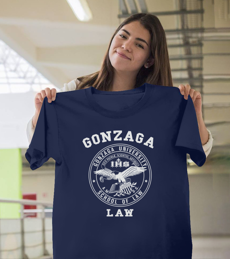 Gonzaga University School of Law Seal Emblem T-Shirt