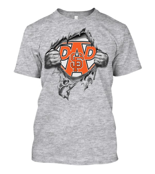 San Francisco Giants Super Dad Hero Reveal T-Shirt