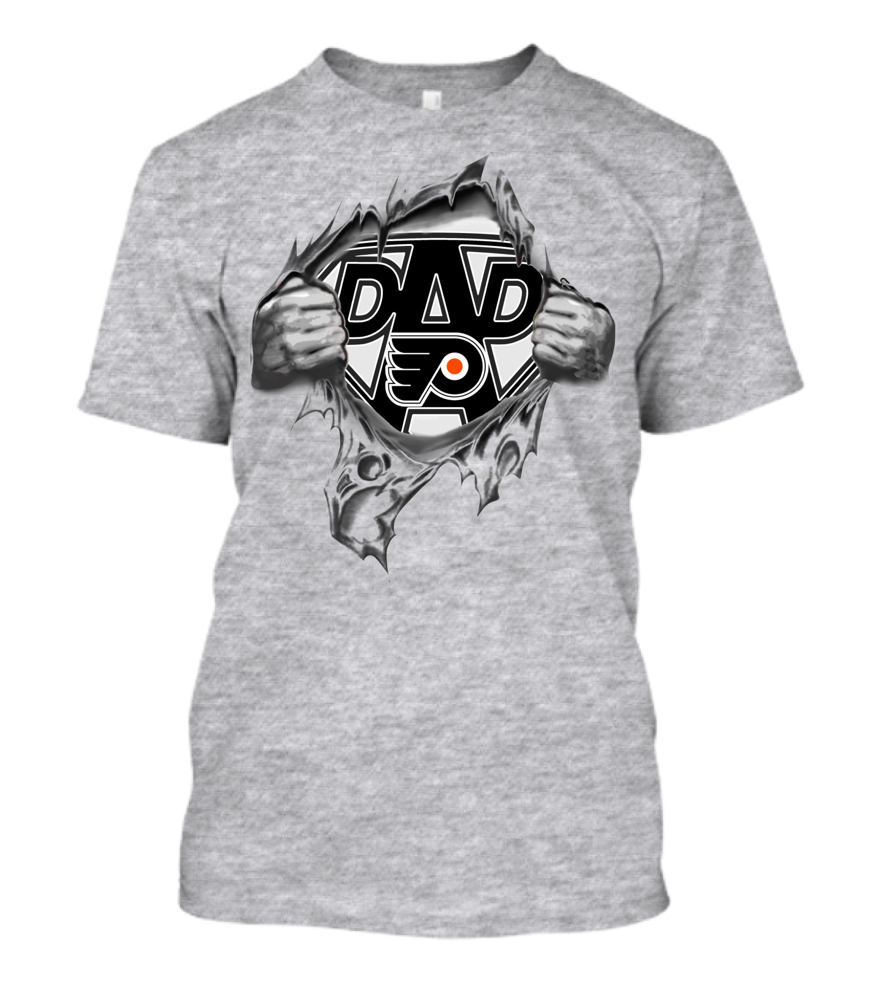 Philadelphia Flyers Super Dad Hidden Hero Fan T-Shirt