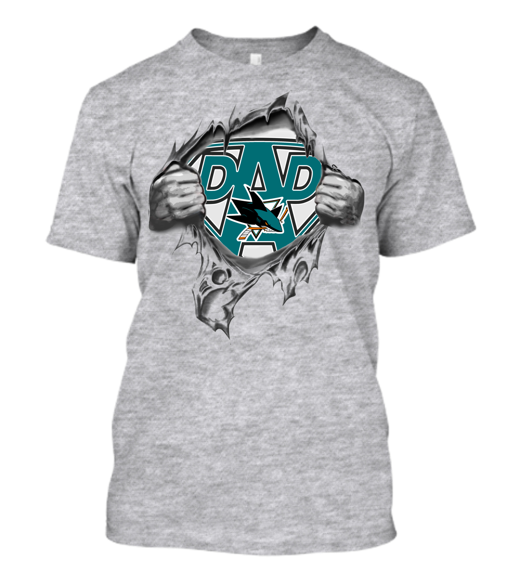 San Jose Sharks Super Dad Fan T-Shirt
