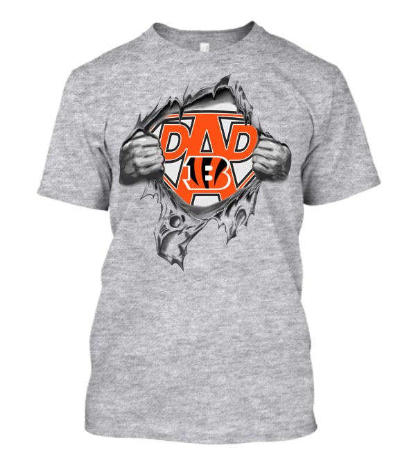 Cincinnati Bengals Super Dad Logo Superman T-Shirt