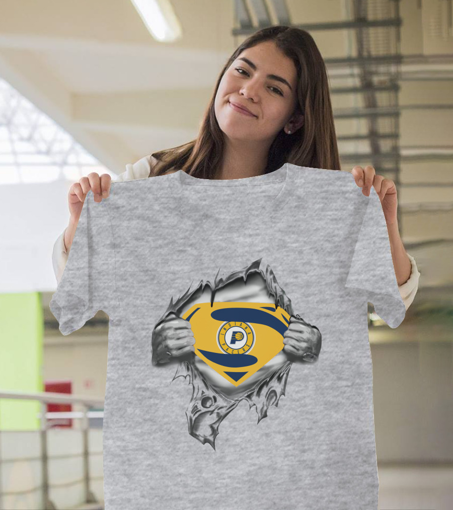 Indiana Pacers Breaking Through Super Emblem T-Shirt