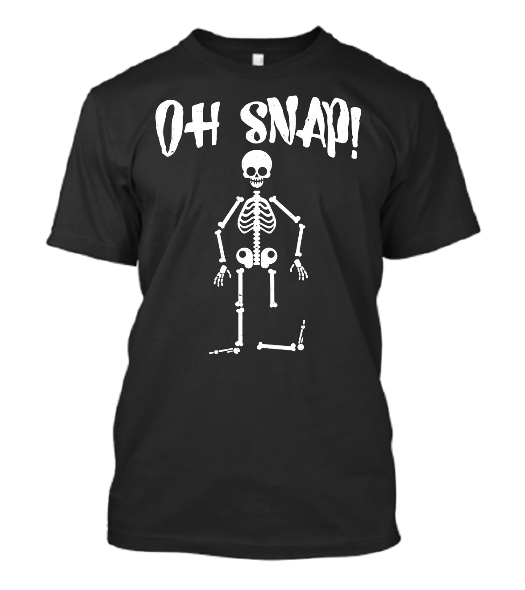 Oh Snap Funny Halloween Skeleton Style With Missing Leg T-Shirt