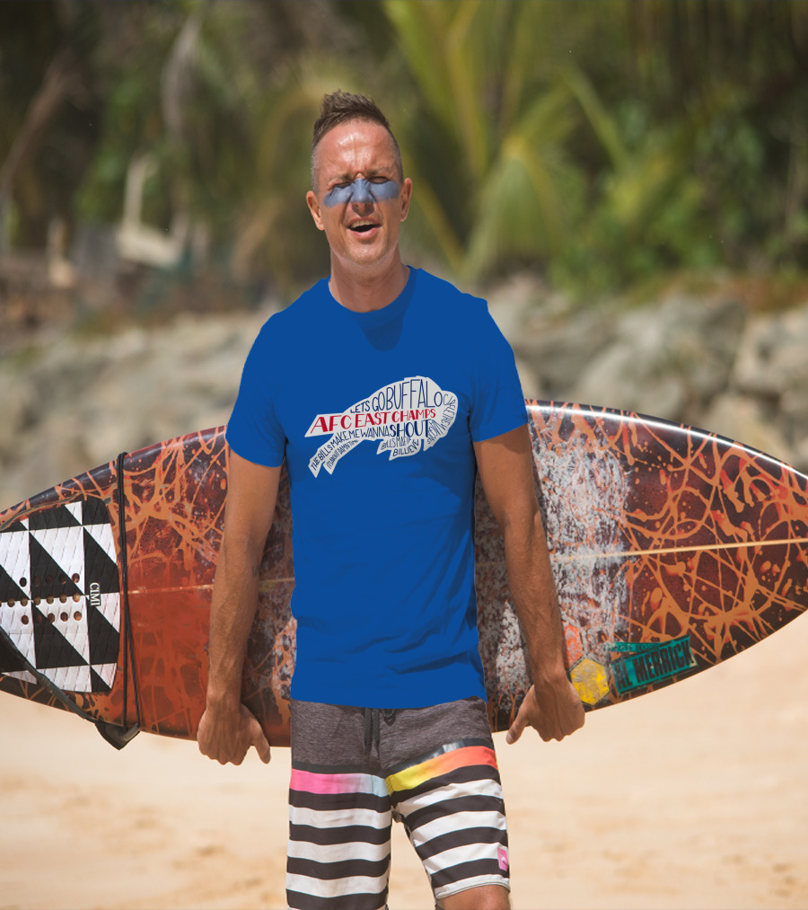 AFC East Champs Let's Go Buffalo Bills Mafia Shout T-Shirt