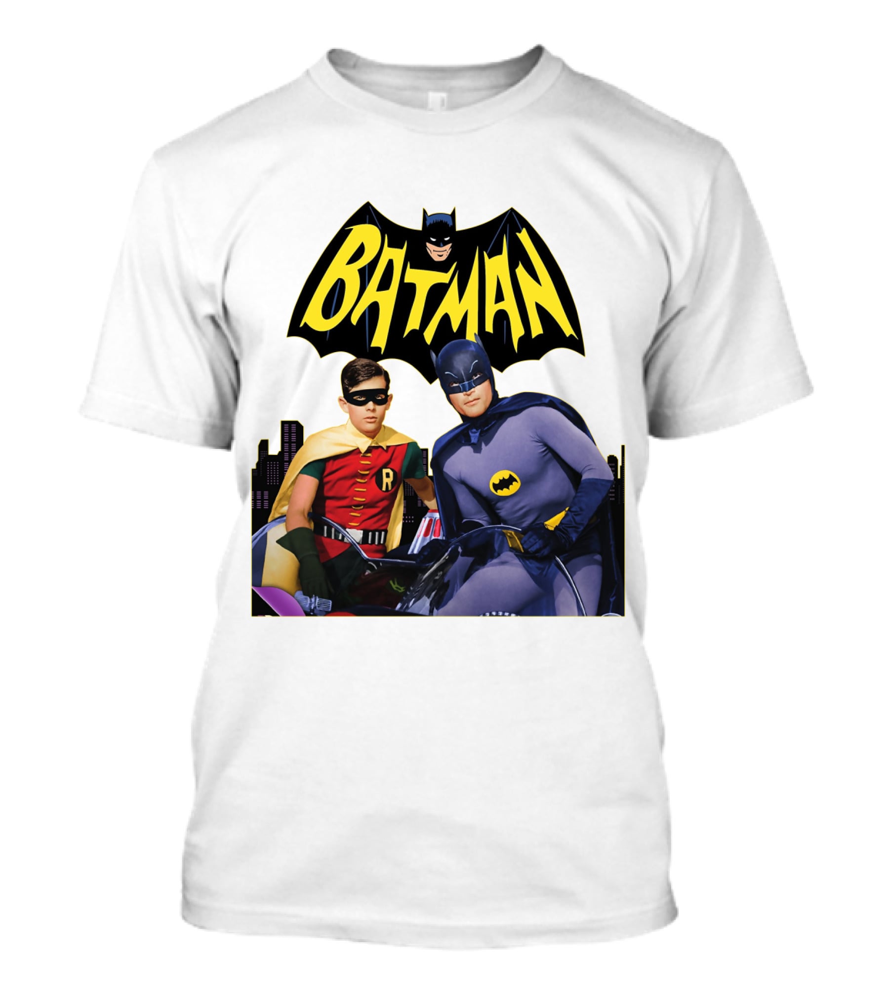Batman Robin Classic TV Series Duo T-Shirt