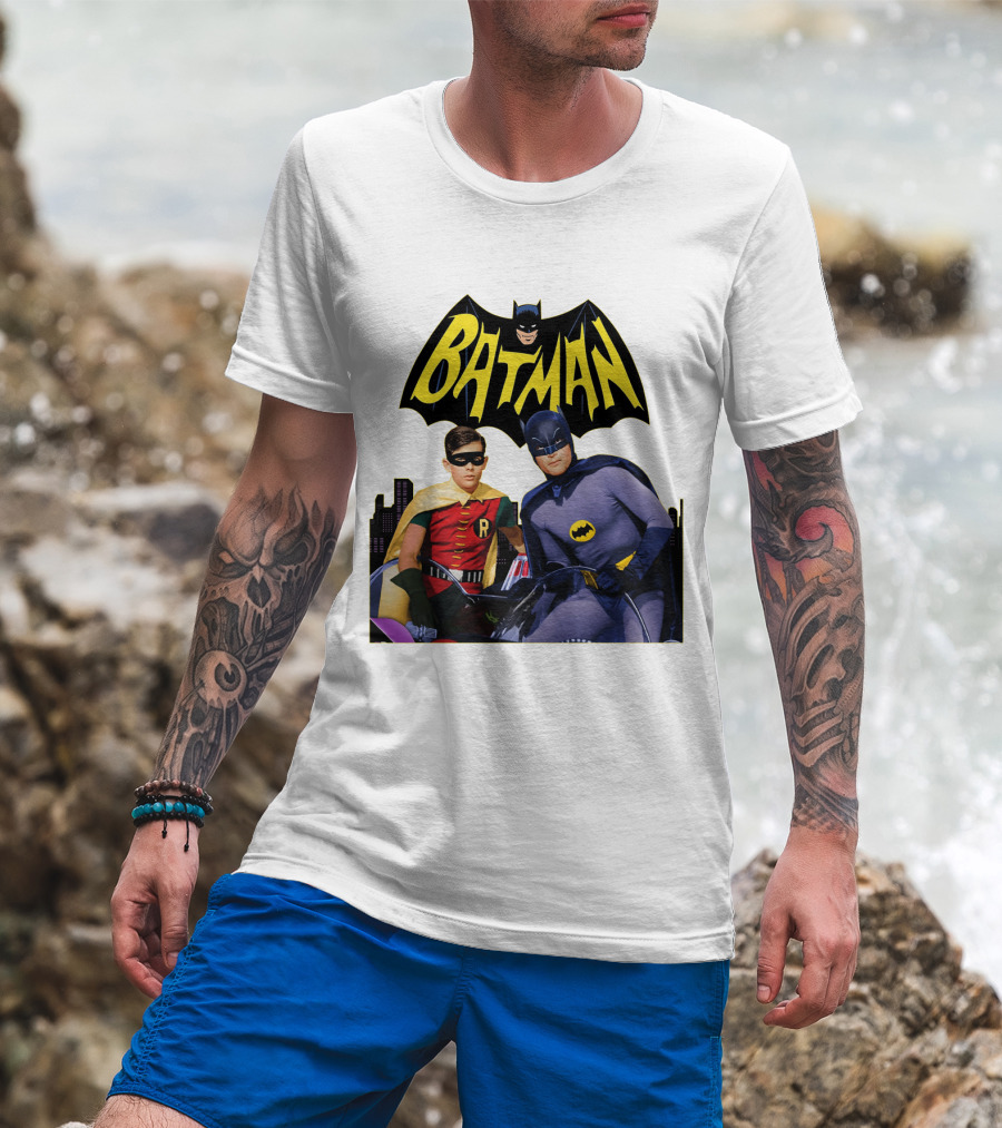 Batman Robin Classic TV Series Duo T-Shirt
