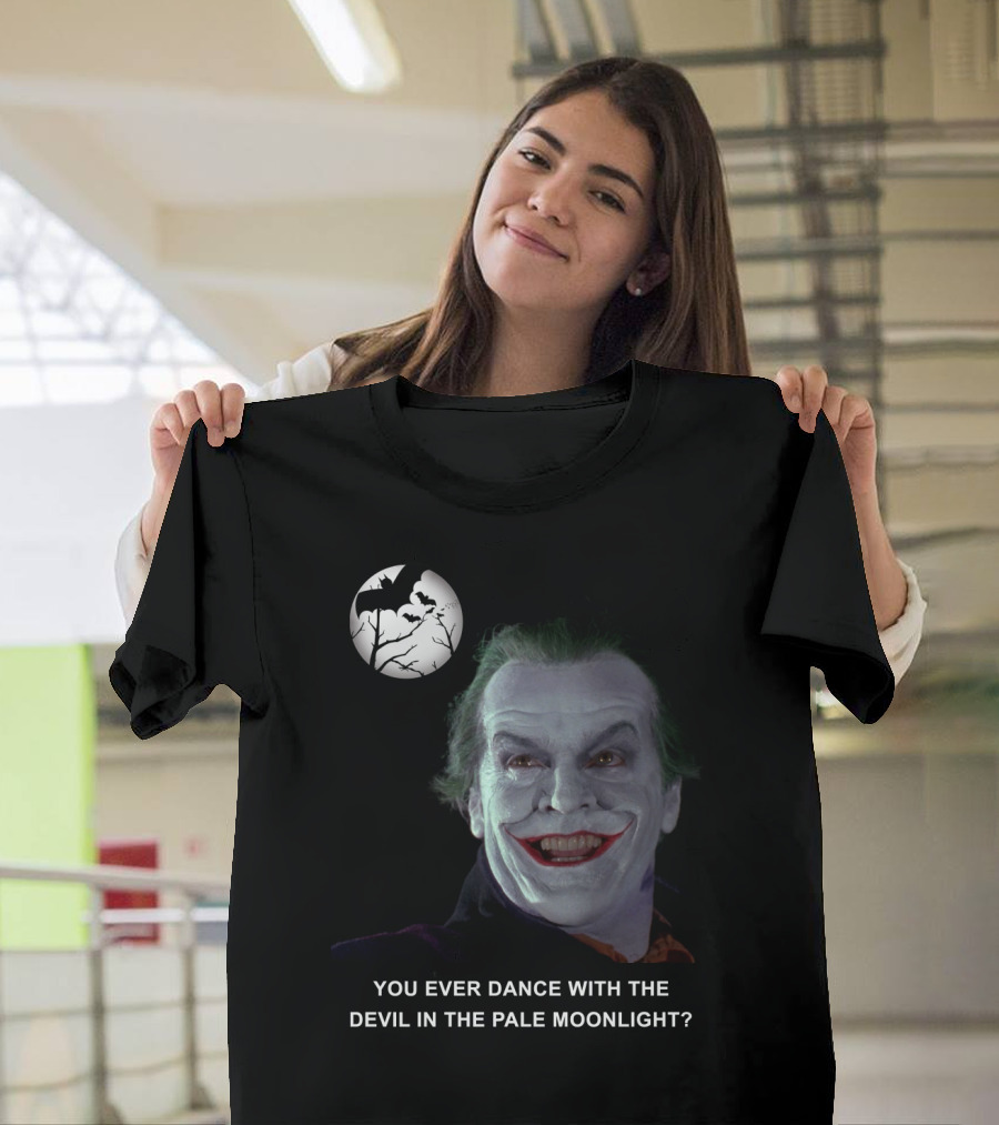 Joker Batman Jack Nicholson Smile Iconic Villain T-Shirt