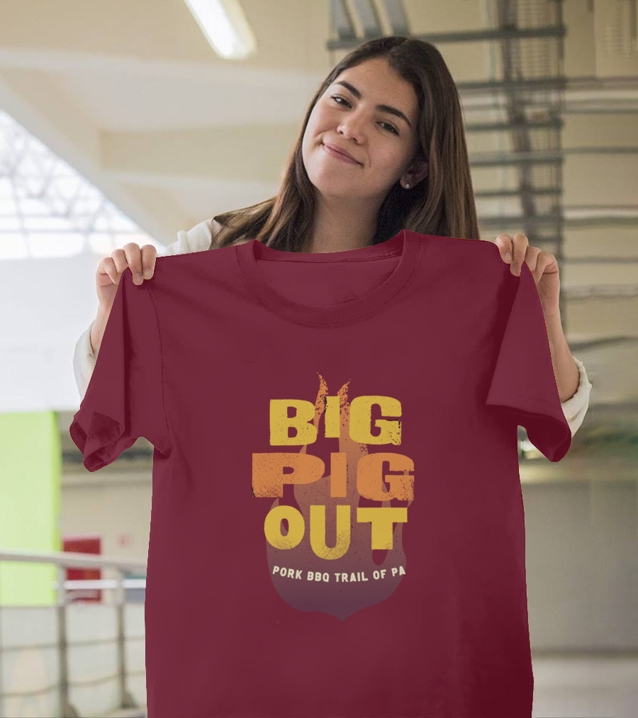 Big Pig Out Pork BBQ Trail of PA T-Shirt