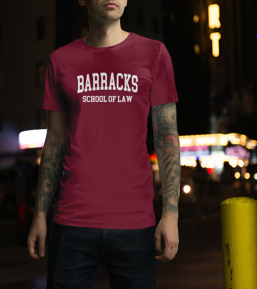 Barracks School Of Law T Glaxton KayakWolf T-Shirt