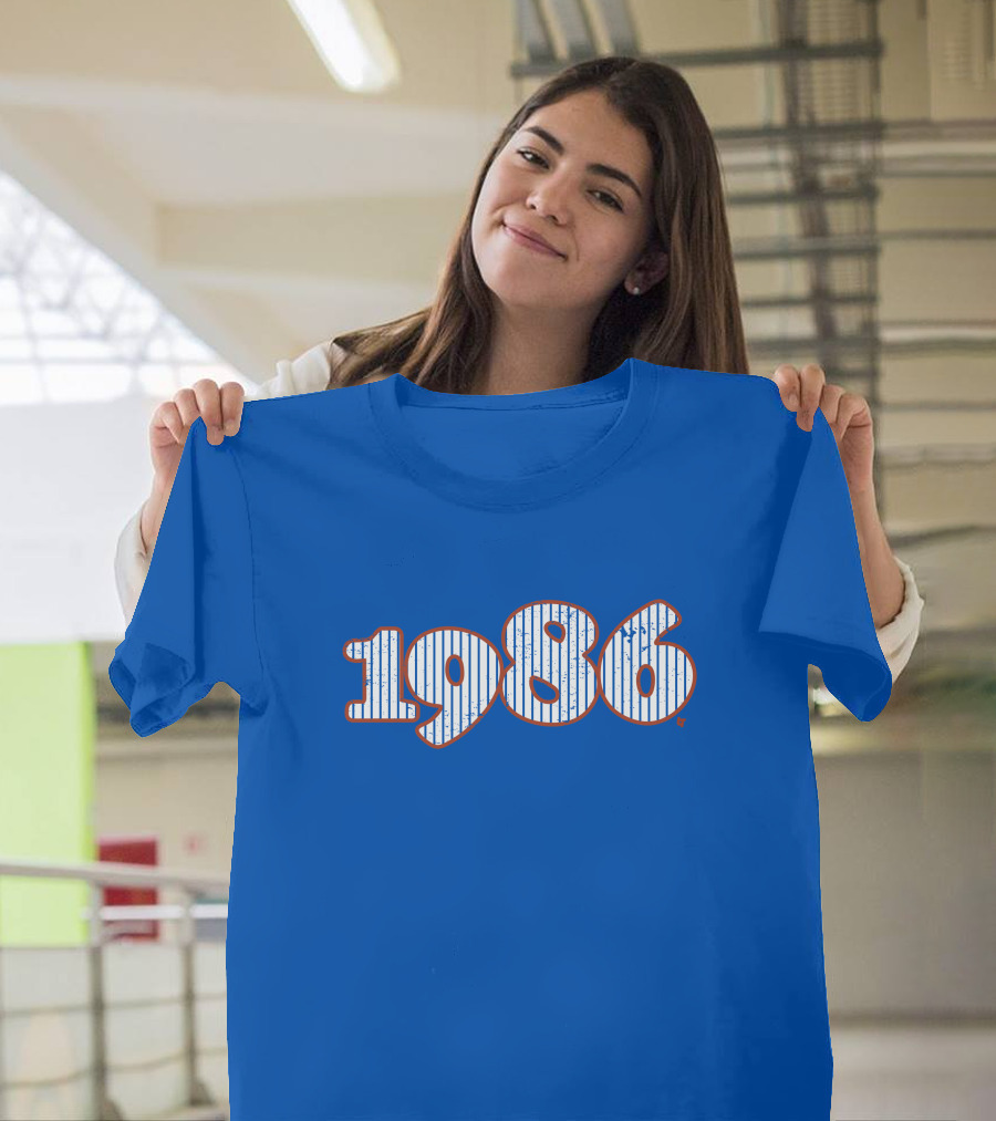BreakingT New York Mets 1986 Lindor Game T-Shirt